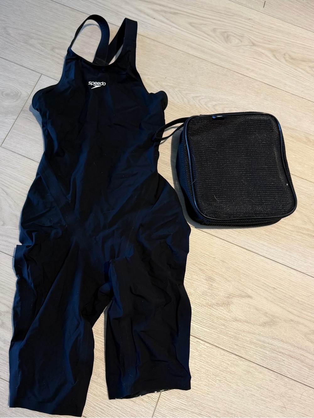 Speedo Black Women's One-Piece Tech Racing Swimsuit